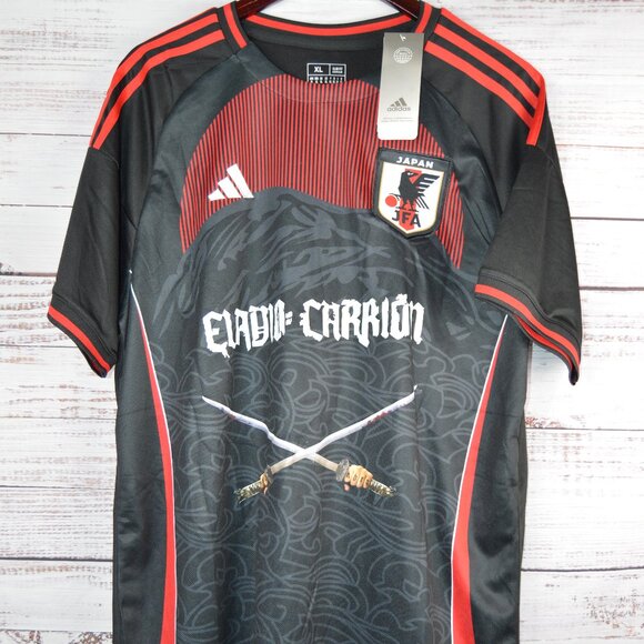 Adidas Eladio Carrion Rapper Jersey World Tour 2025 Mens Size XL Slim Fit NWT - Picture 3 of 16